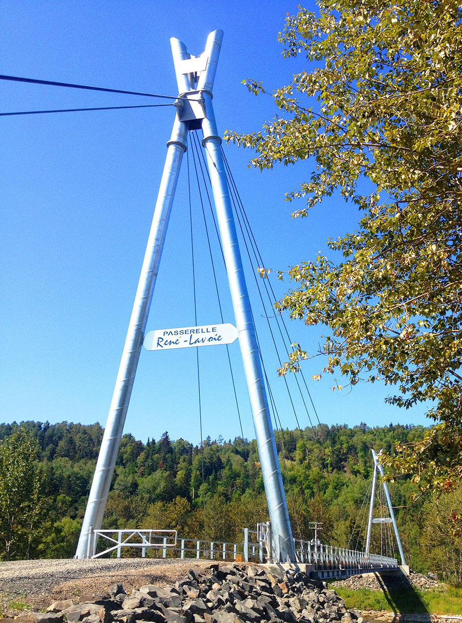 Passerelle multi usage René-Lavoie à Matane